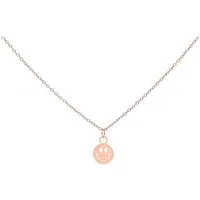 Wildcat Kette mit Anhänger Little Smiley Kette - Roségold, Chirurgenstahl 316L - wasserfest, langlebig, hautverträglich