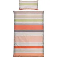 REDBEST Bettwäsche Bettwäsche, Mako-Satin, Satin Streifen