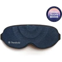 Therabody Gesichtsmassagegerät SleepMask Verdunkelungs-Augenmaske, Vibrationen für besseren Schlaf, 3 Vibrationsmuster, inkl. TheraMind-Sound, abnehmbar, waschbar