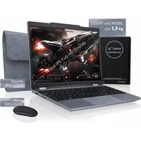 Goldstern-Tech AirLite Notebook (35,56 cm/14 Zoll, AMD AMD A9-9400, AMD Radeon R5 Serie, 256 GB SSD, Ultraleichter Laptop mit Windows 11 Pro und langer Akkulaufzeit)