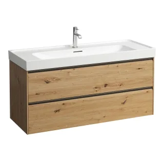 LAUFEN Waschtischunterchrank MEDA 448x1182x515 2 Schubladen integ. H4216320112671