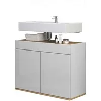 welltime Waschbeckenunterschrank Garda (1-St) Made in Italy, Fronten Hochglanz lackiert, viel Saturaum