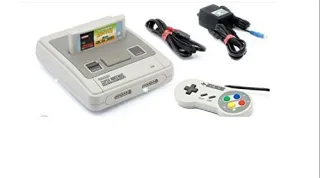 Super Nintendo Konsole [inkl. 2 Controller] grau