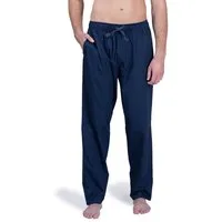 Moonline Schlafhose Herren Webhose Freizeithose Loungewear aus 100% Baumwolle
