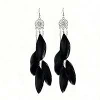 The Beauty House Ohrring-Set Vintage Boho Ethno Ohrringe Damen – Edelstein Ohrhänger Schmuck