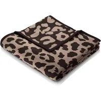 Wohndecke Leo Soft, Kuscheldecke mit Leoparden-Muster in 150x200, Biederlack, Made in Germany, Baumwollmischung