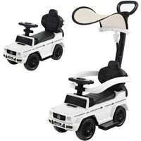 COSTWAY Rutscherauto, Mercedes Benz 3 in 1 Kinderfahrzeug
