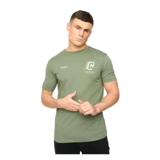 Crosshatch - "Morville" T-Shirt für Herren, Baumwolle (Oliv)