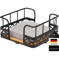bremermann Serviettenhalter für 25x25 Servietten, aus Bambus mit Metallrand, Bambus, Metall, (1-tlg)