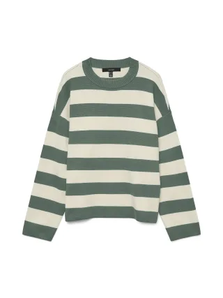 VERO MODA - VMSILJE LS O-NECK BOXY PULLOVER NOOS - Gr. - XL