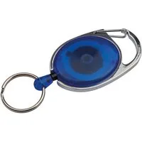 Macma Schlüsselanhänger Schlüsselanhänger mit Karabiner und ausziehbarem Schlüsselring / Farbe