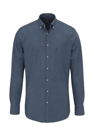 FYNCH-HATTON - Denim Shirt, B.D., 1/1 misty blue - Gr. - L