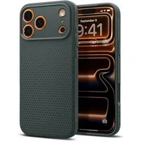 Spigen Handyhülle Liquid Air Case Grün Kompatibel mit iPhone 17 Pro 6,1, Liquid Air Case mit schlanker Bauform und rutschhemmender Oberfläche