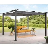 KONIFERA Pavillon-Ersatzdach für Pergola "Tilos 4x3", 180 g/m², Stoffmaß ca. 245x330cm, mit PU-Beschichtung