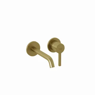 Kludi NOVA FONTE Pura Unterputz Waschtischarmatur 180 ohne Ablaufgarnitur Brushed Gold, 20244N015 20244N015