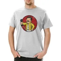 Urban Backwoods Print-Shirt Freddie Boy Herren T-Shirt Freddie Music Sänger Gamer Mercury Nerd (1-tlg) Geek Queen We Will