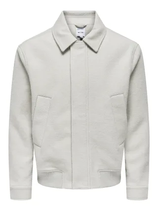 ONLY&SONS - ONSWAYNE WOOL BOMBER OTW - Gr. - XXL