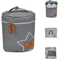 Cangaroo Wickeltasche Thermotasche Charlie Thermobox (1-tlg), Thermoskanne, Auslaufsicher, Teesieb, Edelstahl