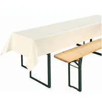 Beautex Tischdecke, Partytischdecke, für Biertischgarnituren, 100x250cm, viele Farben (1-tlg), wasserabweisend, abwaschbar, lebensmittelecht, strapazierfähig