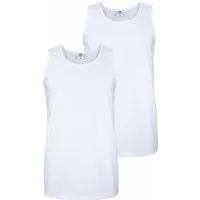 Fruit of the Loom Tanktop (Packung, 2-tlg) aus reiner Baumwolle