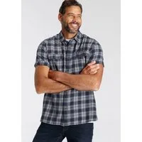 Man's World Kurzarmhemd mit kleinem Brustprint