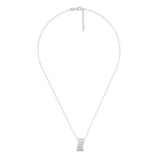 Orphelia Damen-Kette aus 925er Sterlingsilber mit Anhänger, Silber/Rosé, ZH-4831