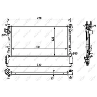 NRF K?hler f?r Antriebsbatterie Citroen Nemo Peugeot Bipper 1,4