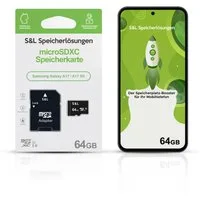 Tec-Expert microSD Karte S&L für Samsung Galaxy A17 / A17 5G Speicherkarte (64 GB, Class 10, microSDXC)