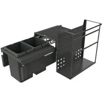 Naber Einbaumülleimer Abfallsammler Cox® Base Q 360 S/400-2, für Frontauszug, zur Kombinatio