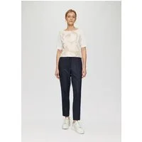 s.Oliver 7/8-Hose Hose Fein gepunktete Jogpants mit Tapered Leg