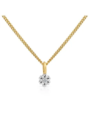 Orolino Halskette Gold 585 zweifarbig 42/45cm lang mit Brillant 0,006ct.