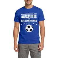 Spreadshirt T-Shirt Schalke Fans Aufsteiger Aus Gelsenkirchen Männer T-Shirt (1-tlg)