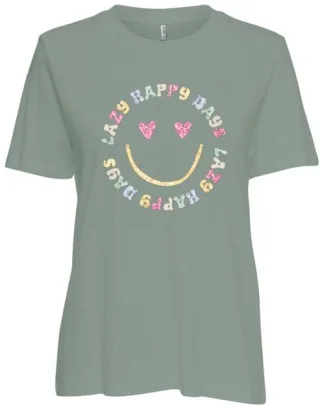 ONLY - ONLKITA S/S TEE JRS NOOS Lily Pad - Gr. - L