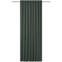 ELBERSDRUCKE Vorhang Verdunklungsgardine verdeckte Schlaufen Midnight grün 255 x 140 cm (1 St), Multifunktionsband, verdunkelnd, Polyester, einfarbig, modern, wärmeisolierend