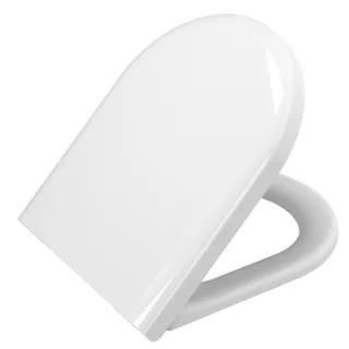 VitrA Universal Round WC-Sitz mit Absenkautomatik und Schnellverschluss Weiß Hochglanz,85-003R009 85-003R009