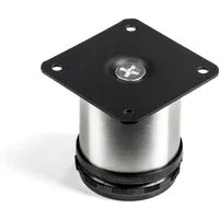 SO-TECH® Möbelfuß JIM Edelstahl gebürstet Ø50 mm Tragkraft 250 kg 60-200 mm
