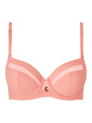 Chantelle Lingerie - Romance Bedeckender Bügel-BH Fluor Pink - Gr. - 80D