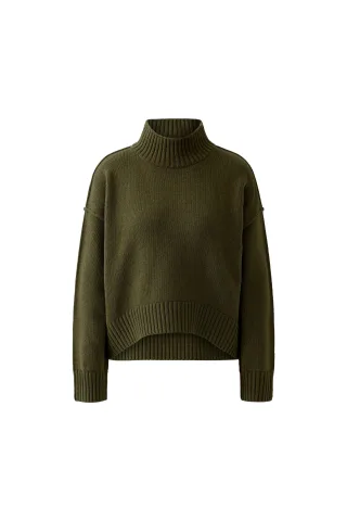 Oui - Pullover khaki - Gr. - 38