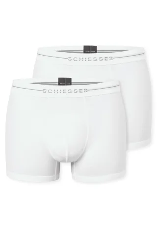 SCHIESSER - 2PACK Shorts weiss - Gr. - 5