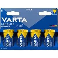 Longlife Power Batterie LR20, D (Mono) 4 Stück