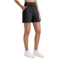 G4Free Shorts Damen Yoga Shorts Hohe Taille Jogginghosen Stretchhosen Sommer Freizeitshorts Sportshorts 12,7 cm mit Taschen