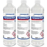 Ravensberger Chemie Isopropanol 99,9% - 1 Liter Reinigungsalkohol (3x 1 Liter Flasche von Ravensberger Chemie - Premium IPA 99,9 % – Für Haushalt, Elektronik & Werkstatt)