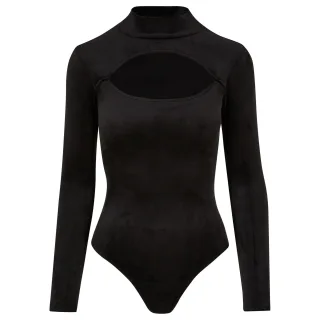 Urban Classics - Bodysuit Rollkragen für Damen (Schwarz)