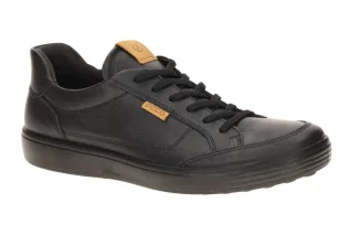Ecco Herren Slipper 490574 in Schwarz - Easy Entry, weich gepolstert
