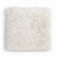 Provellus Sitzkissen Vegane Sitzauflage 40x40 cm Felloptik weich & waschbar