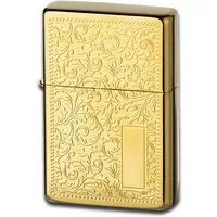 Coumo Feuerzeuge Design Benzinfeuerzeug, edel, mit Metall Geschenk Box