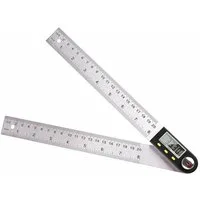 OSTWOLKE Winkelmesser Winkelmesser 20cm Industrie-Digital Winkellineal mit LCD-Anzeige, bis 360°, (1-tlg), Winkel Messen Winkelmessgerät