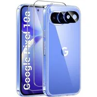 MSM Protech Handyhülle 5in1 Set Schutzglas (Display + Kamera) für Google Pixel 10A