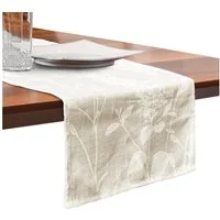 OTTO home Tischläufer Linnah (1-tlg), Uni, strukturiert, Esszimmer, Dekoration Zimmer, basic