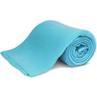 Wohndecke Polar-Fleece mit Antipilling, ca. 420g, 130x160 cm, KiGATEX, Ziersticheinfassung